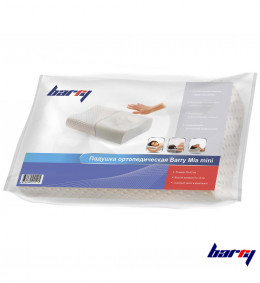 Подушка ортопедическая с валиком Barry Mia mini 35*55 см