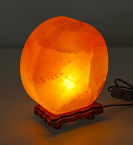 Соляная лампа Barry Life с деревянным рисунком