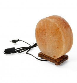 Соляная лампа Barry Life с деревянным рисунком