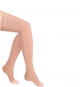 Чулки Luomma Idealista  SV-393, 1 класс, открытый носок (L, стандарт, карамел)